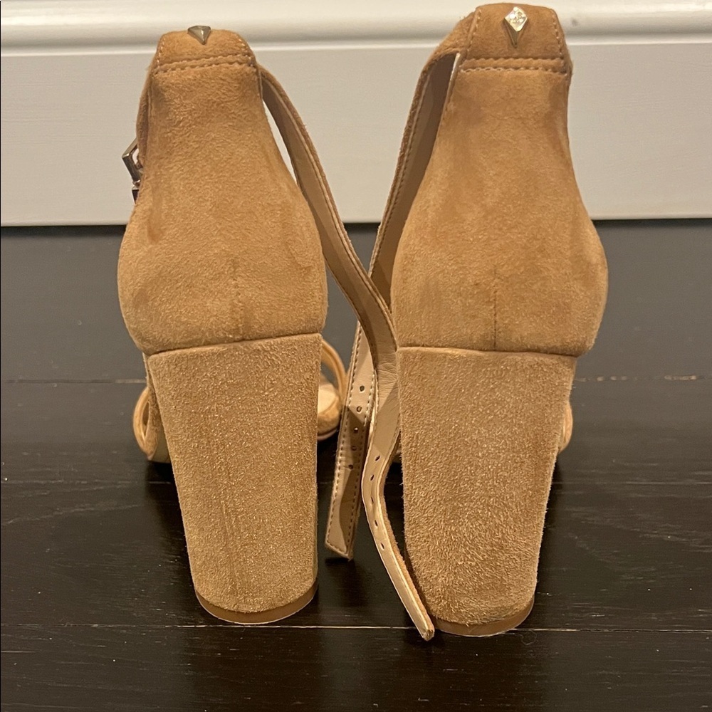 Sam Edelman Camel Suede Heels - Picture 3 of 6